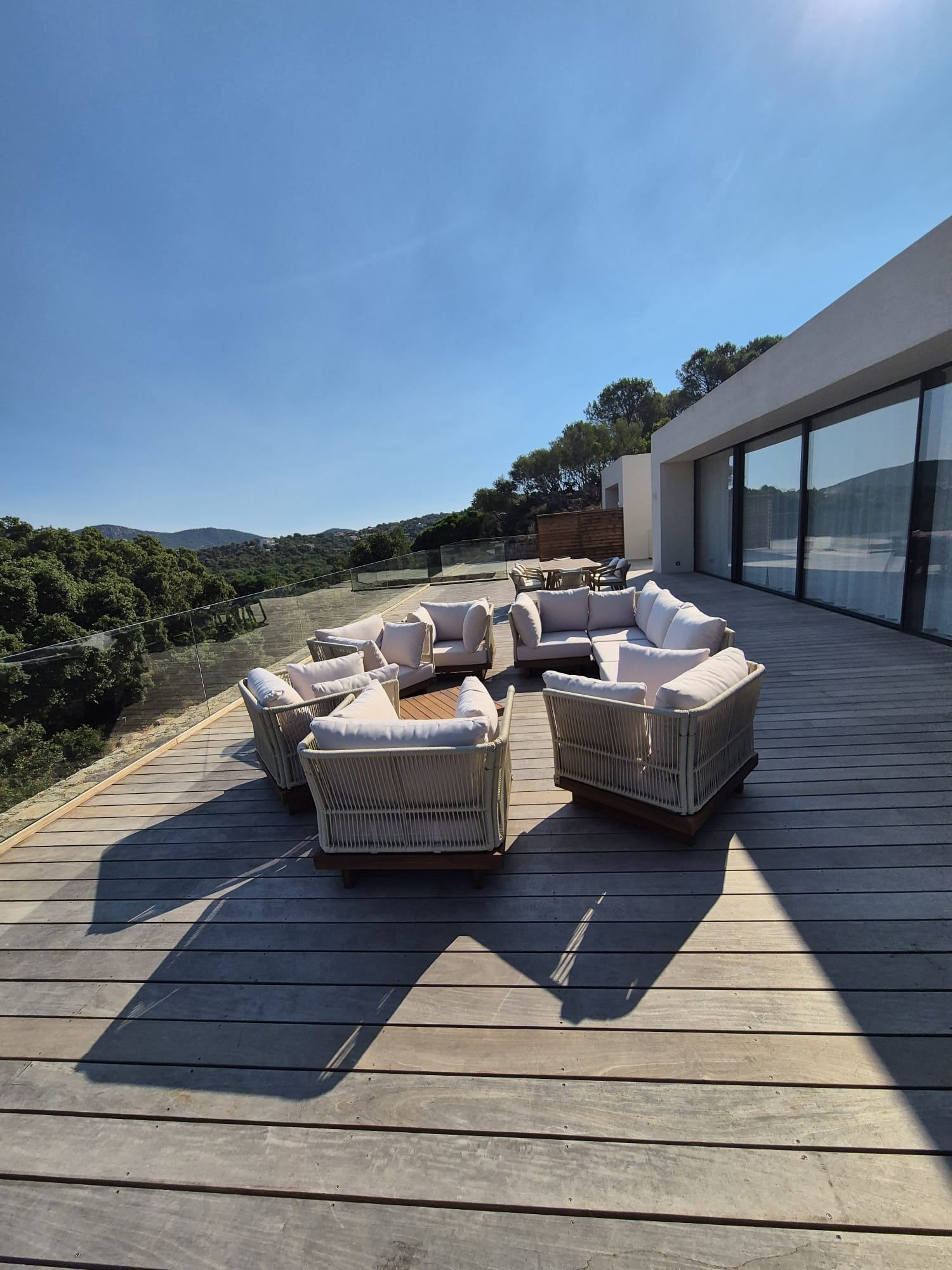Aménagement extérieur vue mer
